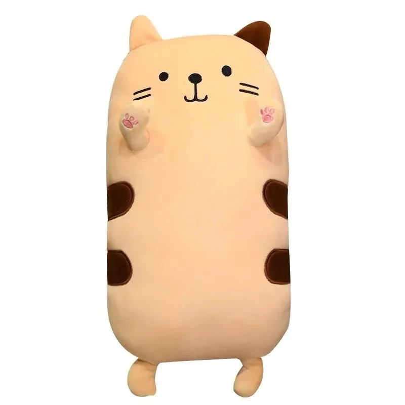 

Hot 50CM/70cm Cute Soft Cat Pillow Plush Toys Stuffed Pause Office Nap Bed Sleep Cushion Home Decor Gift Doll for Kids Girl