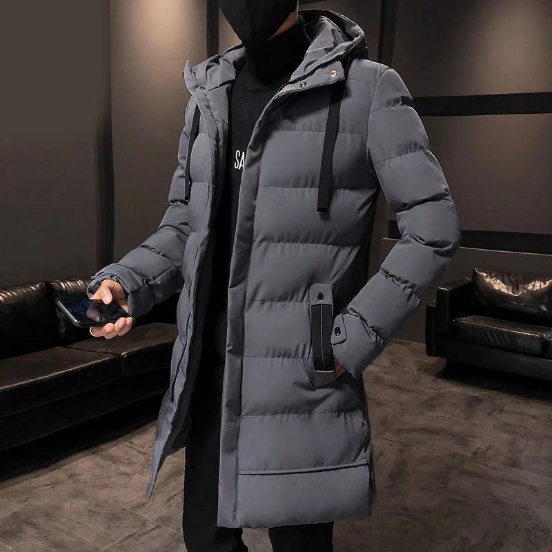 

Winter Parka Men 2021 New Casual Thicken Cotton Hooded Outwear Windproof Warm Coat Hooded Plus Size 4XL