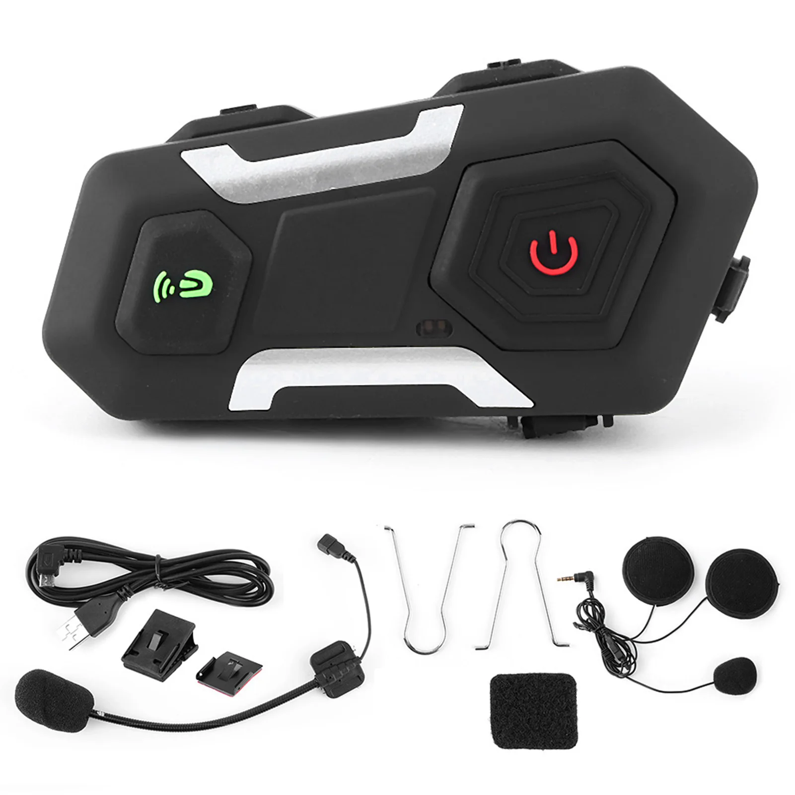 

Bluetooth Helmet Intecom Wireless Headphone Speaker Motorbike Headset 1200m FM Handfree Motor Accesories