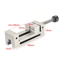 3 inch high precision right angle vise grinder cnc vise gad tongs for surface grinding machine milling machine edm machine