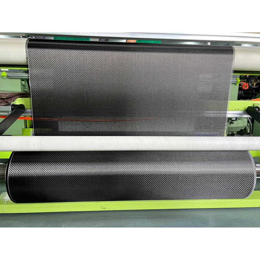 Рулон ткани из углеродного волокна 3K 200GSM 2x2 Twill, высокоплотная ткань для промышленного усиления и производства композитных изделий. (art.: 3920db11b4538) - 3920db11b4538