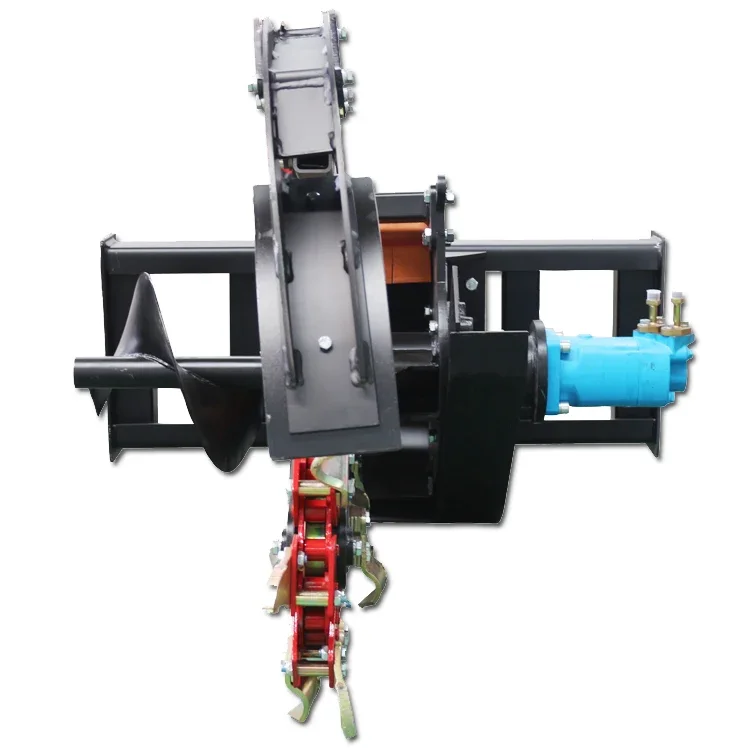 Nieuwe Ontwerp Skid Loader Graaflaadcombinaties Tractor Bijelha Trencher Gebruikt Voor Noodlanding Op Het Water Boerderij Land