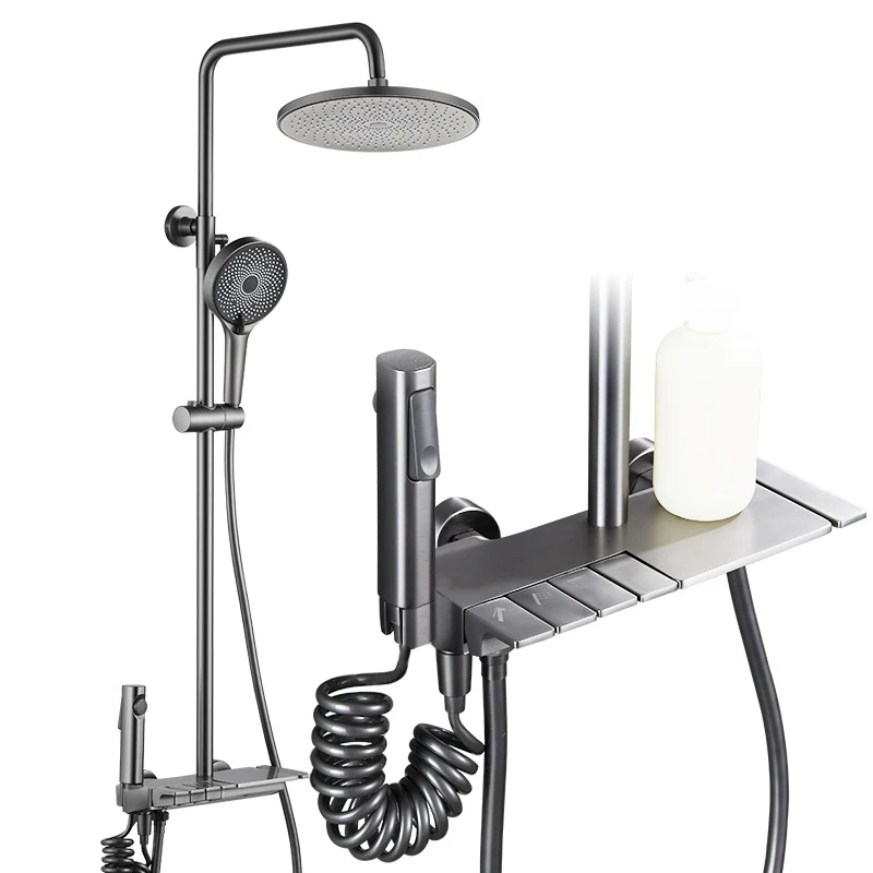 Душевая система Bakicth для ванной комнаты лейка из качественной латуни с дождевой