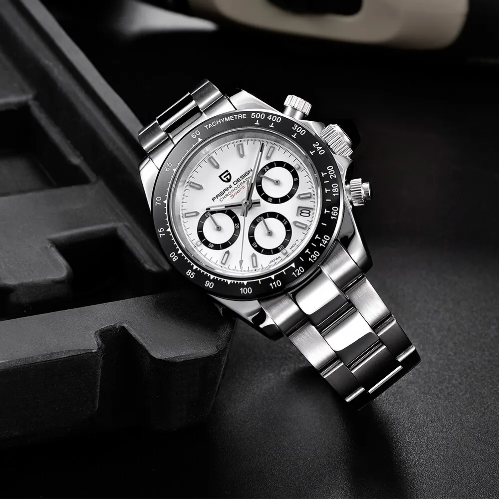 2023 New Men Watches Quartz Business Watch Mens Watches Top Brand Luxury Watch Men Chronograph VK63 4