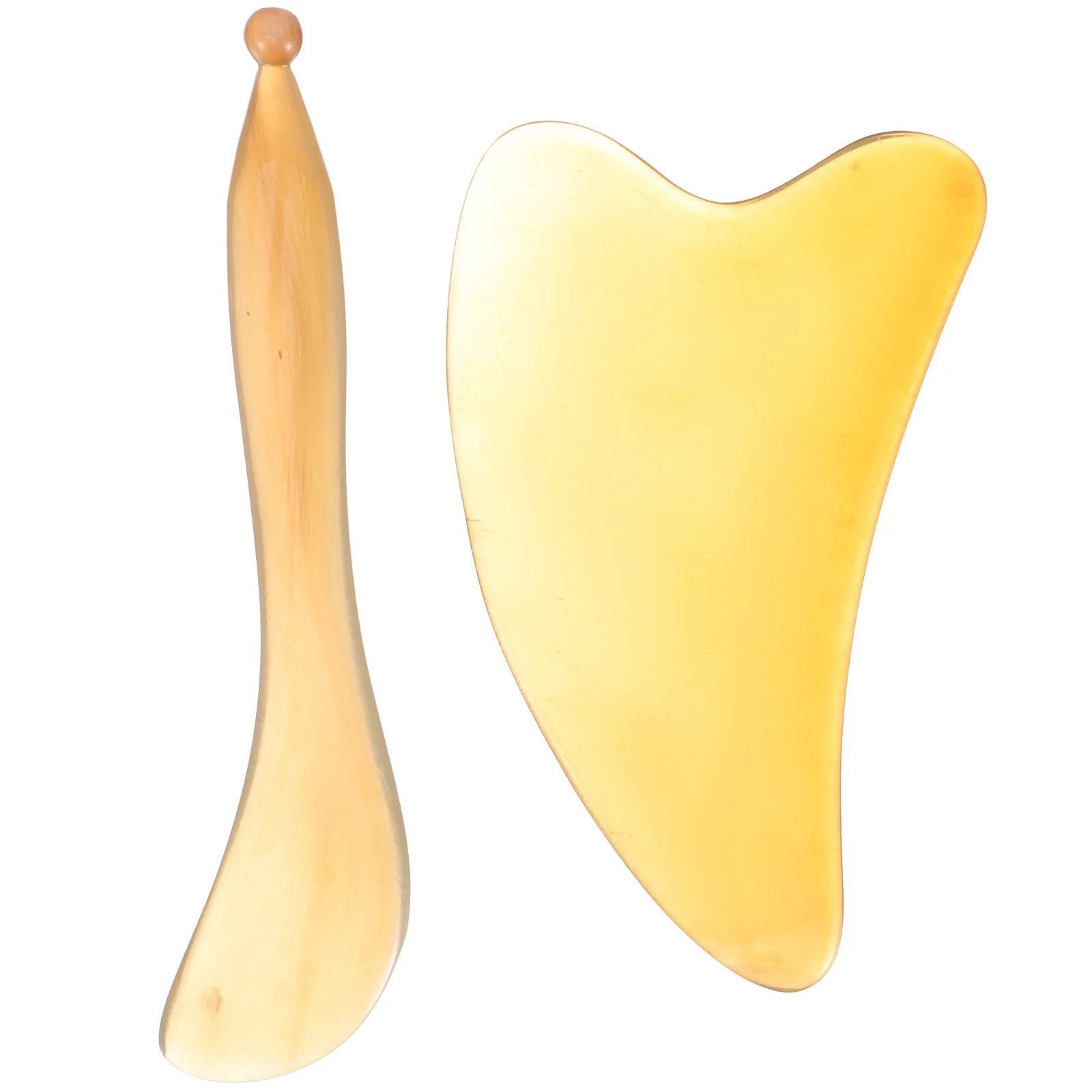 

2 Pcs Scraping Board Set Massage Stick Manual Tools Facial Spatula Physical Acupuncture Pen