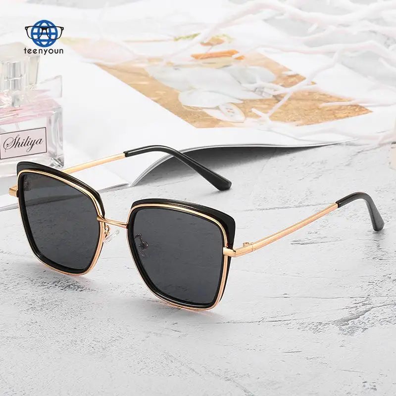 

Teenyoun Trade Eyewear New Retro Polygon UV400 Gafas De Sol Men's And Women's Versatile Frame Sunglasses Sun Glasses