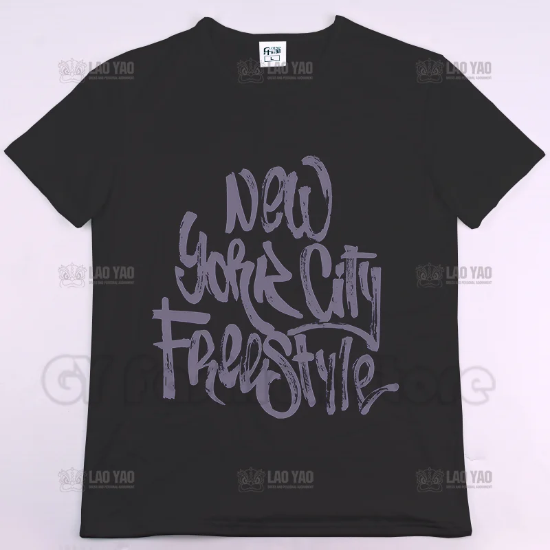 

New York City Freestyle Hot Selling Summer Printed T-shirt Unisex Street Wear Fashion Tops Casual Men Women T Shirts