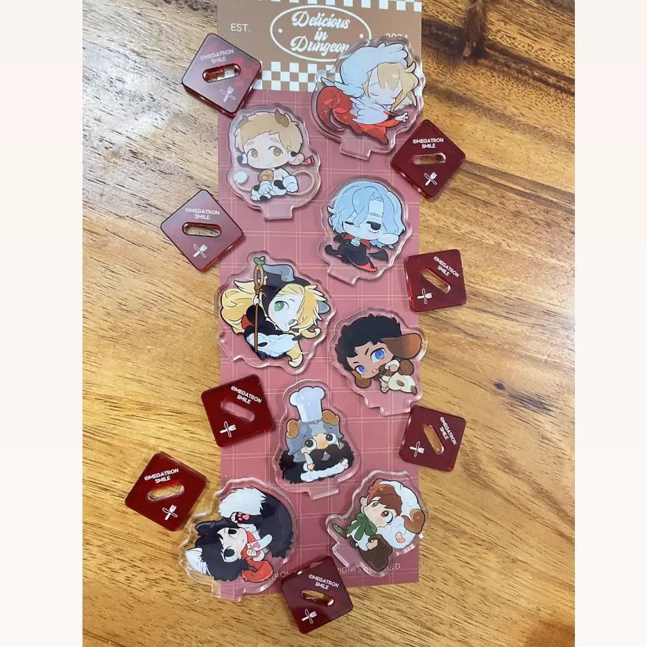 Игрушечные фигурки из игры вкусные в подземелье акриловая подставка аниме