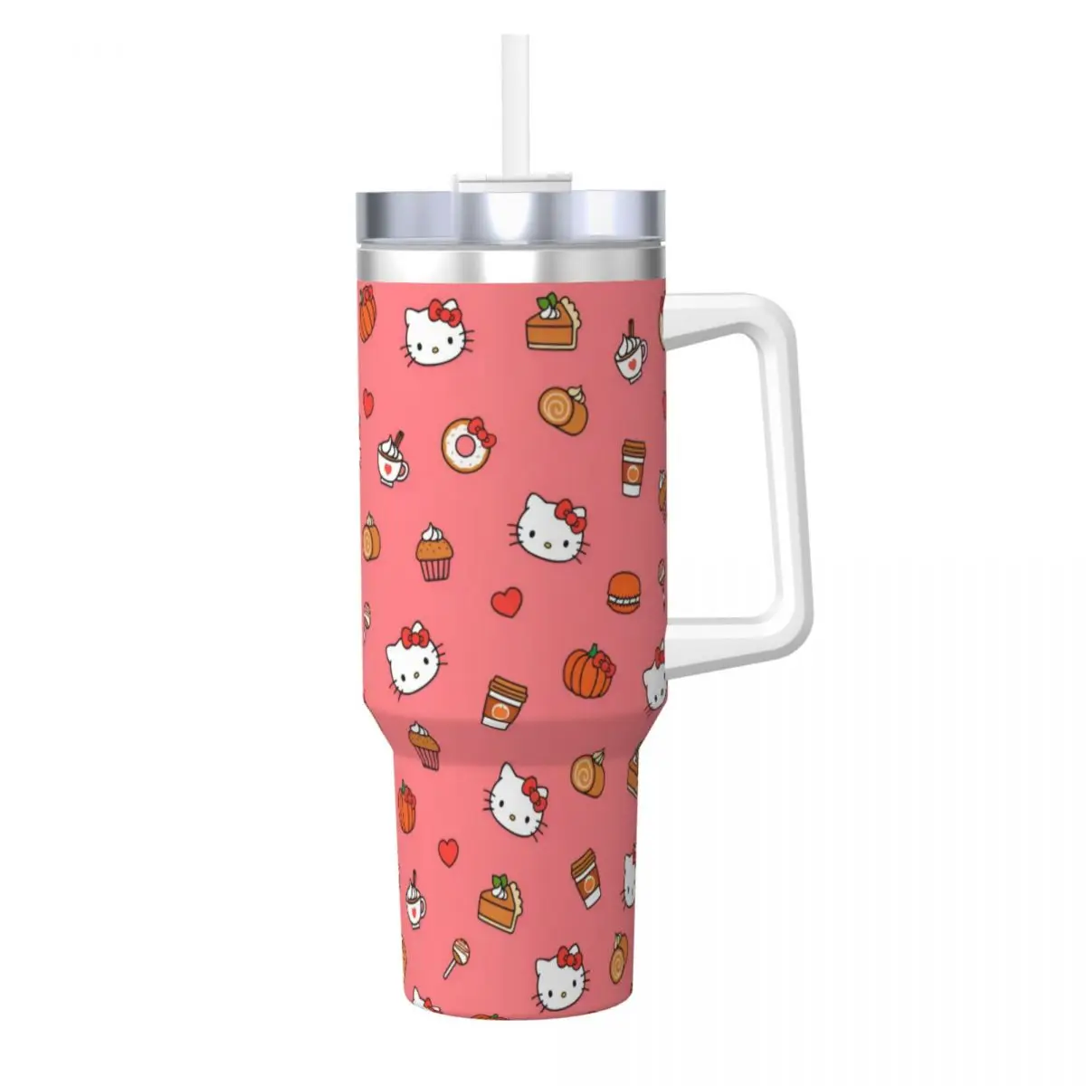 Sanrio Hello Kitty Kawaii мультяшный стакан для горячих напитков бутылка воды портативная