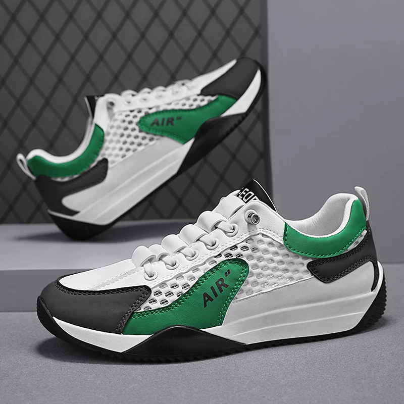 Мужская Кожаная Повседневная Обувь Из Искусственной Кожи С Круглым Носком