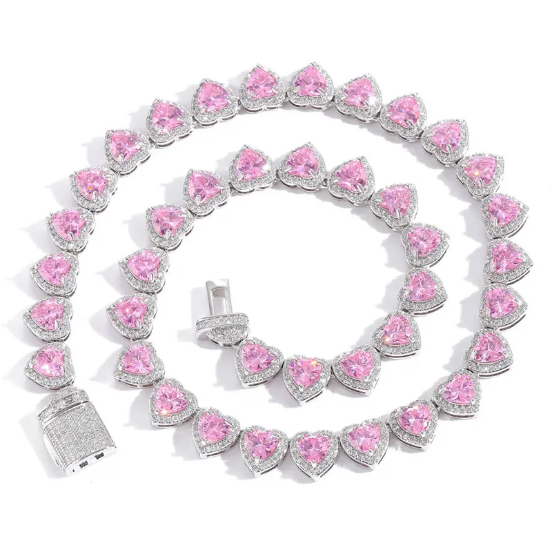 

Женское колье-чокер с фианитом, 10 мм