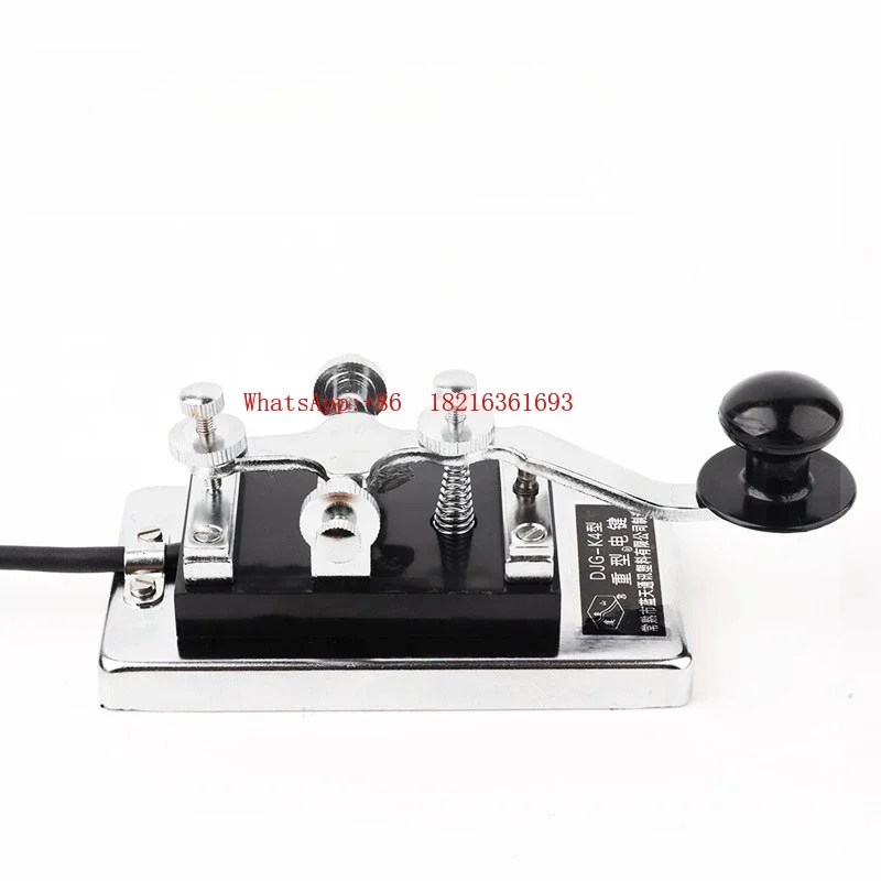 Фото 2026GOOD 6.5 мм штекер, телеграфный ключ Changshu K4 Heavy Duty CW для коротковолновой связи №5