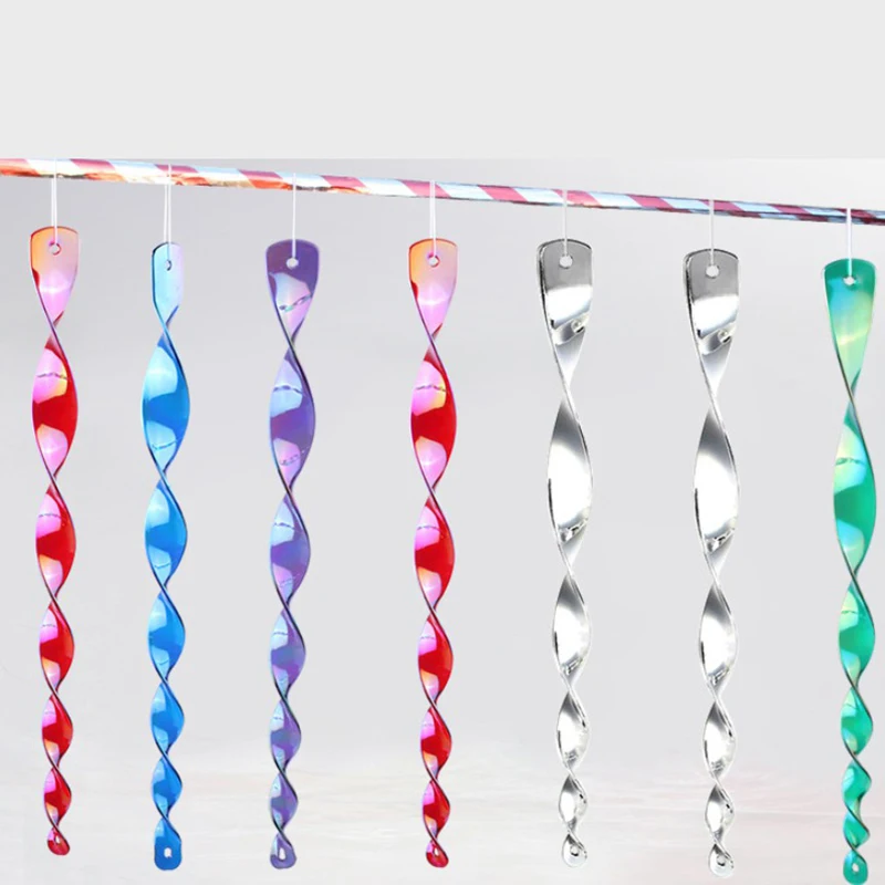 

6PC Bird Repellent Windmill Bird Deterrent Wind Spinner Reflective Spiral Rod Device Home Decoration Garden Accessory 30/40/50cm