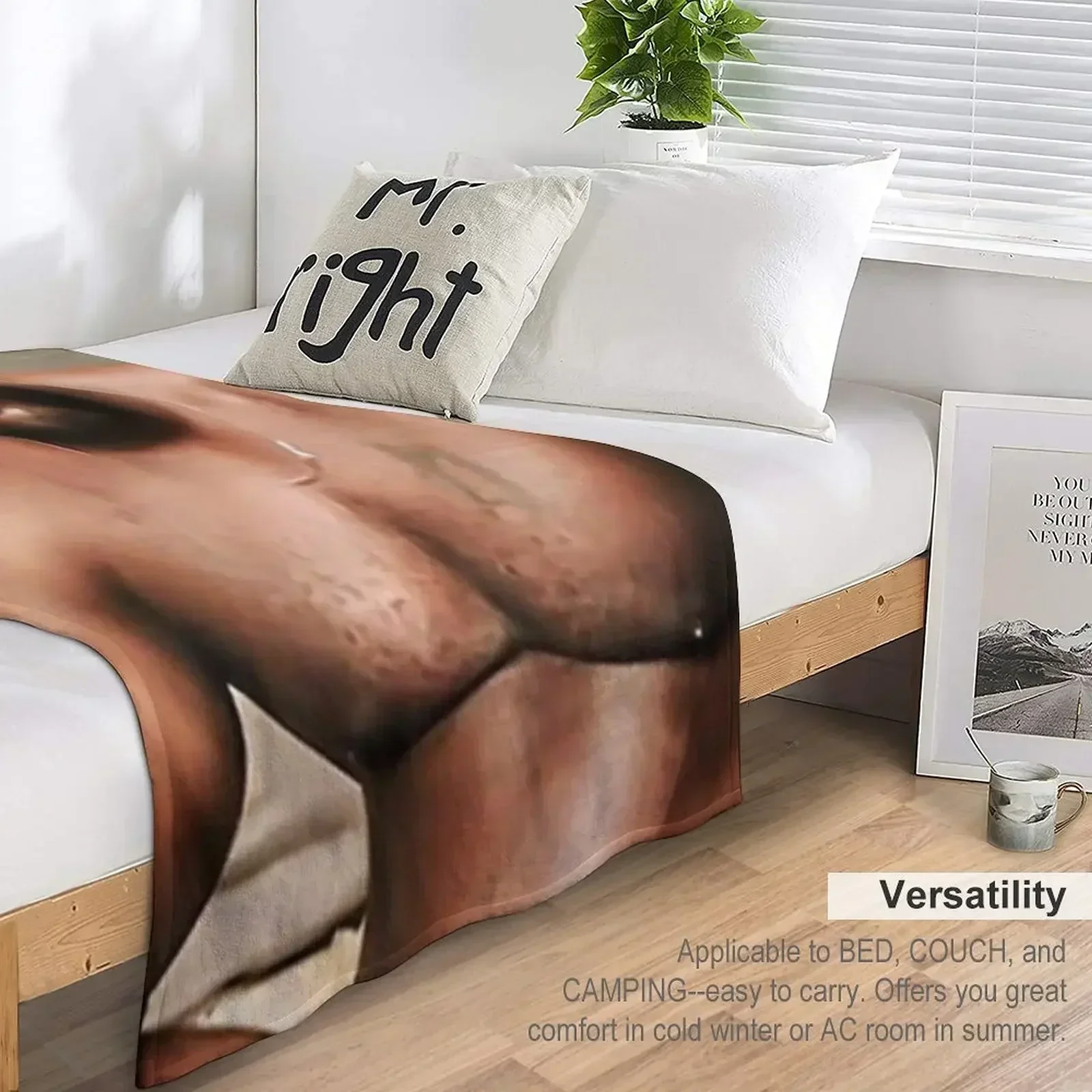 Plush плед черный