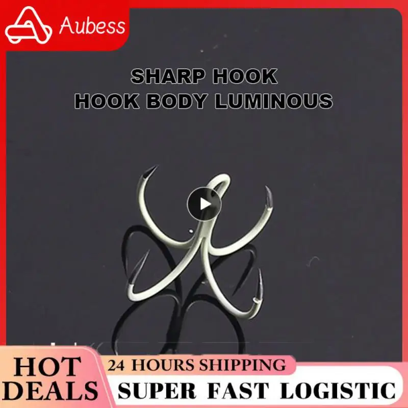 

Full Night Light Four Hooks Without Nails Flexibly Pointed Four Anchor Hook Sharp Hooks Luminous Bionic Fake Octopus