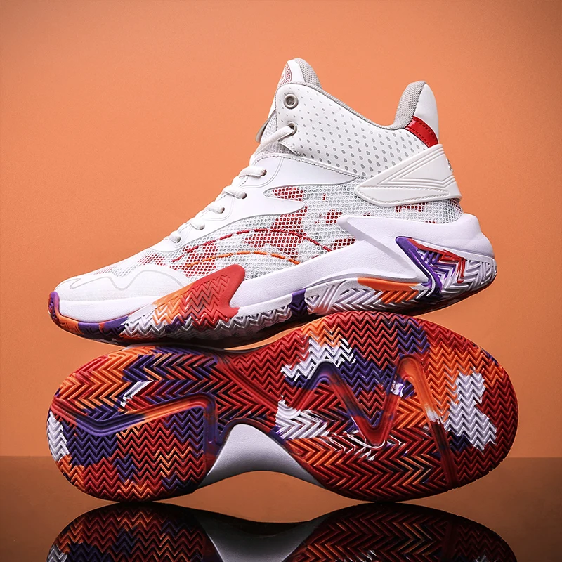 

Новинка, высокие кроссовки, мужская обувь, спортивная обувь для тренировок, уличная Нескользящая износостойкая Мужская обувь для баскетбола