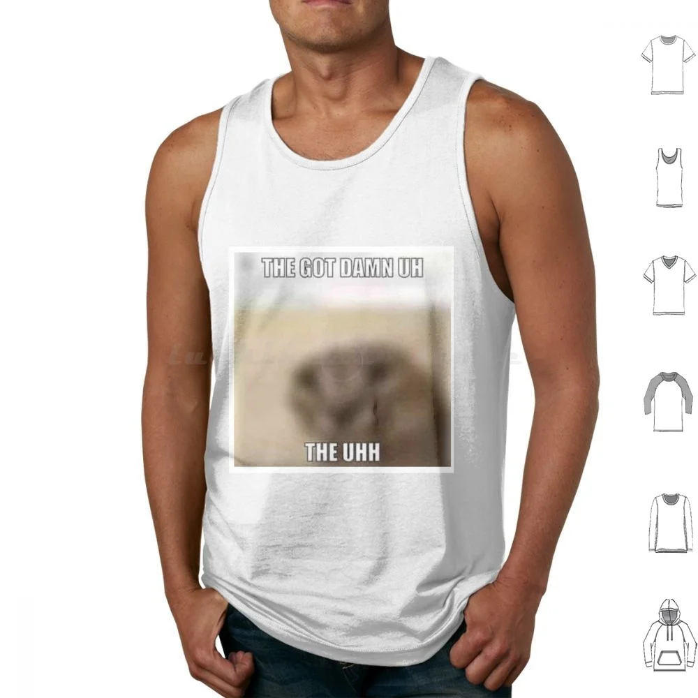 Фото Майки The Got Damn Uh The Uhh с принтом, хлопок Satire Meme Shitpost 4chan Reddit Lmao Ironic Интернет Забавный Tumblr №1
