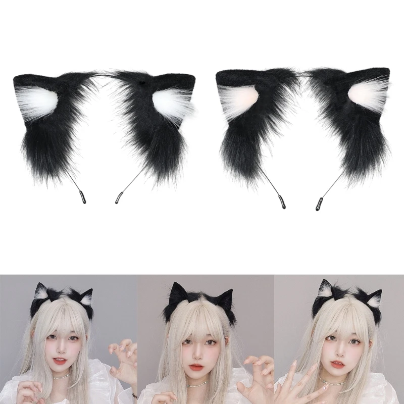 

and Comfortable Faux Cat Ear Headband Parties and Cosplay for Both Kids and Adults Festival Holiday