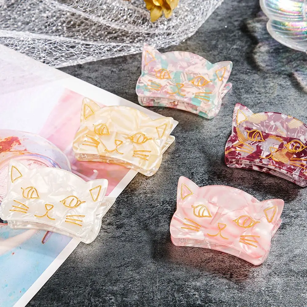 

Shark Clip Headdress Ponytail Holder For Girl Cat Hair Claw Korean Style Crab Clip Women Hair Clips Hair Accessories