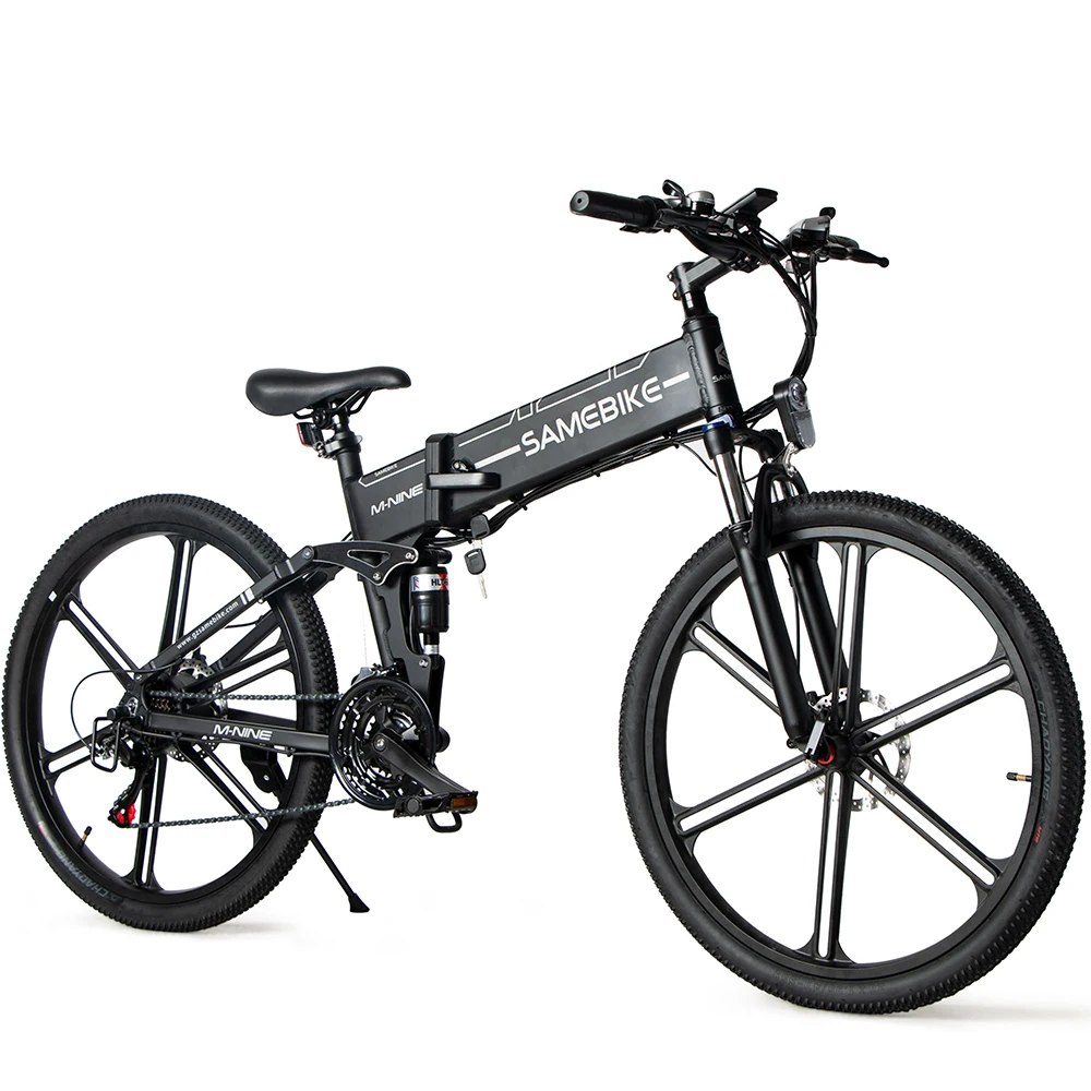 

Original Factory SAMEBIKE LO26 aluminum 26 inch portable lithium battery folding electric mountain bicycle