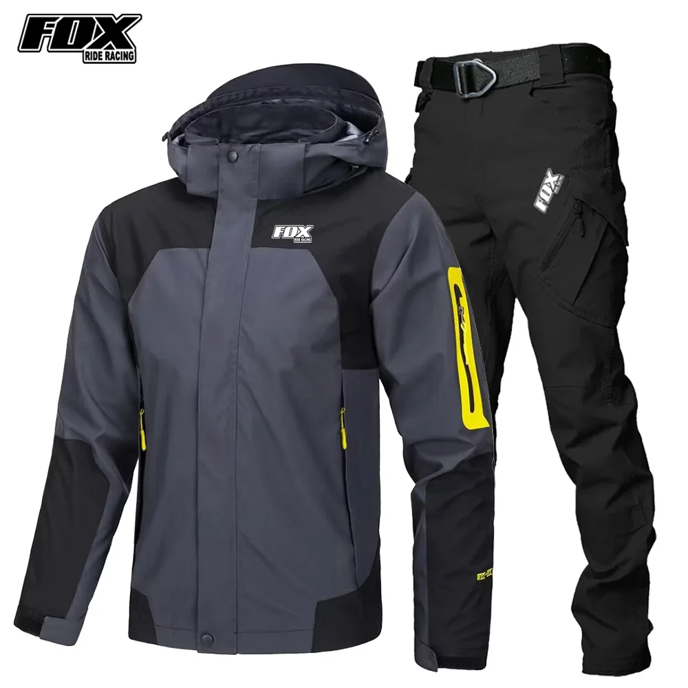Мужская велосипедная куртка FOX RIDE RACING 2024 ветровка для горного велосипеда с