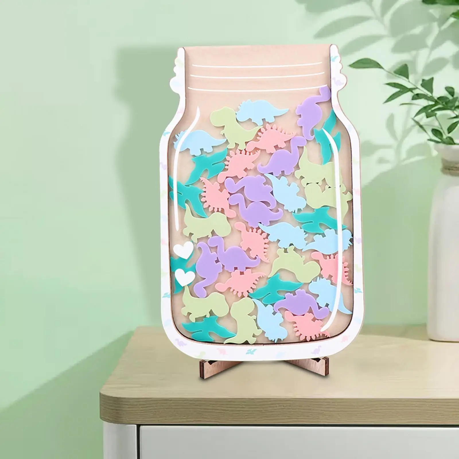 

Dinosaur Reward Jar Potty Train Tool Good Behaviour Reward Jar Reward System Boys Girls Incentive Jar for Students Teachers Home