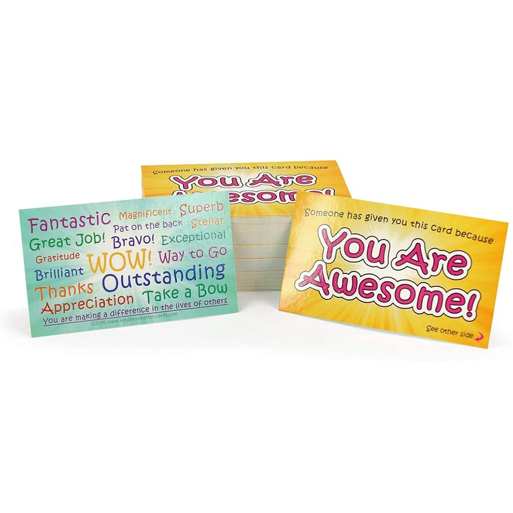 

You Are Awesome Cards for Children 10-30 pcs Reward Kids Cards for Classroom Home Supplies Teacher Encouragement Student Gifts