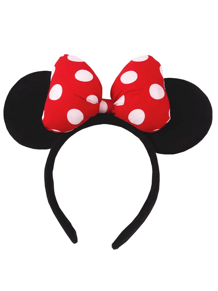 Лидер продаж классическая повязка на голову с бантом в горошек большого размера