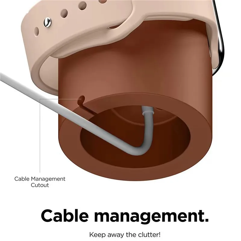 Charge Stand Holder Station for Apple watch 7 6 5 4 3 se Charging Dock Charging Cable for Apple Watch iWatch 44 40 45 41 42 38mm images - 6