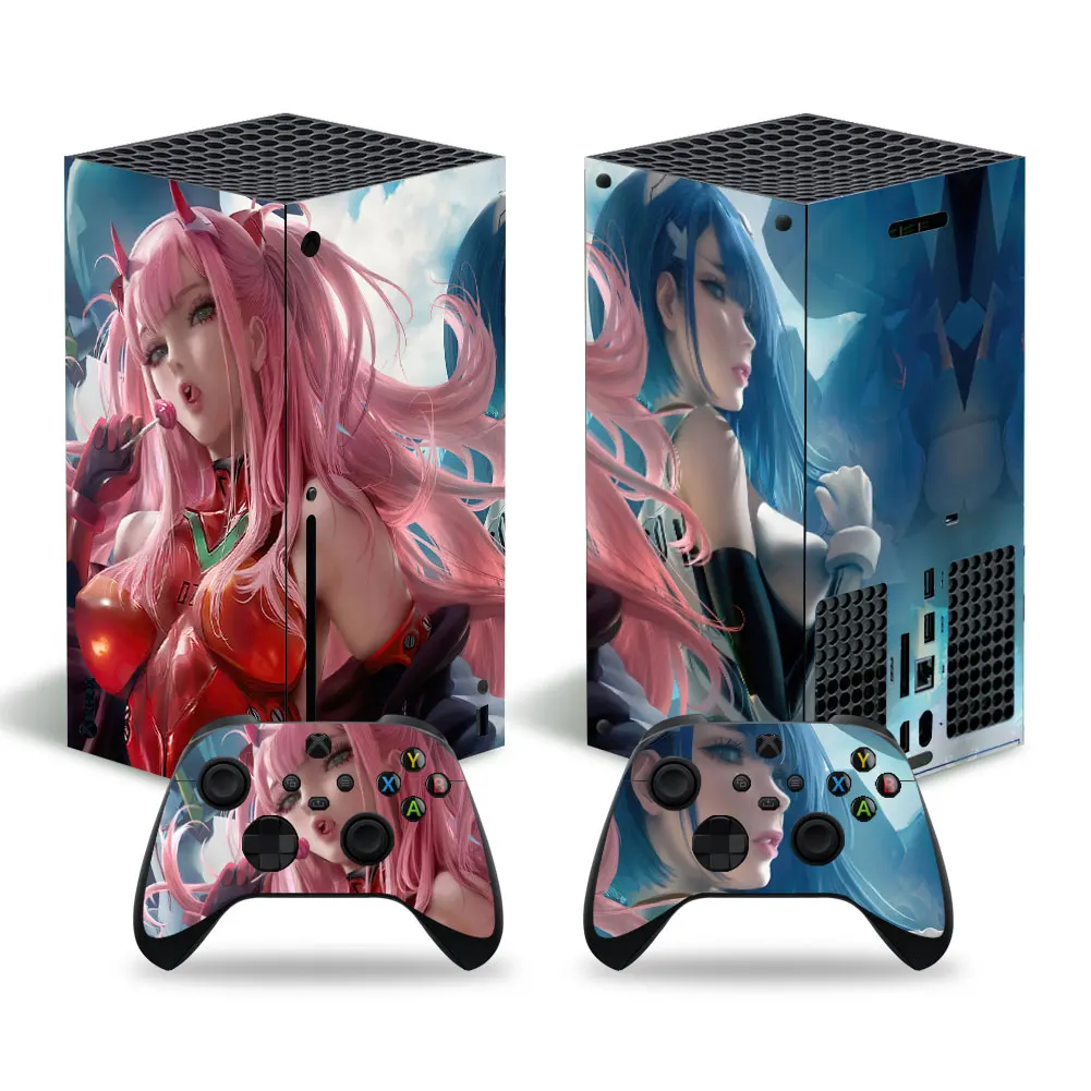 

Sexy Beauty Style Skin Sticker Decal Cover for Xbox Series X Console and 2 Controllers Xbox Series X Skin Sticker Viny