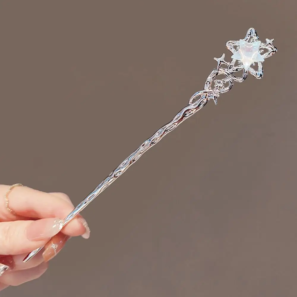 Модная китайская заколка для волос с лунным светом и камнем древний стиль сделай