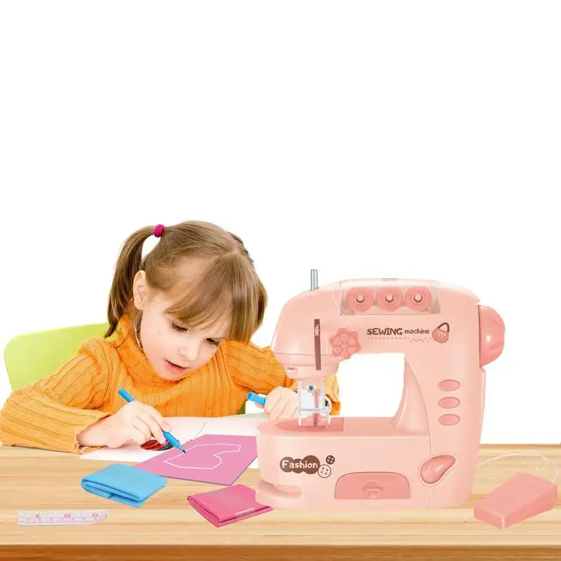 

Sewing Machine For Girls Ages 7-12 Cool Sewing Machines With Light And Fabric Electric Toys For Kids 6 Aged And Up For
