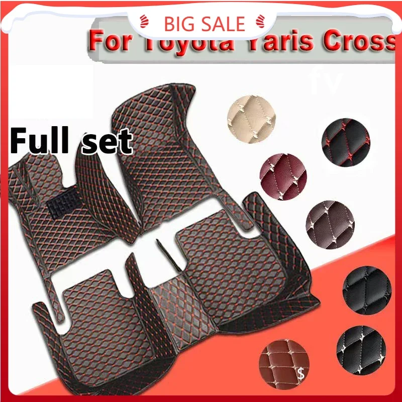 Негибридные автомобильные напольные коврики для Toyota Yaris Cross Yarisu Kurosu XP210 2021 2022 2023