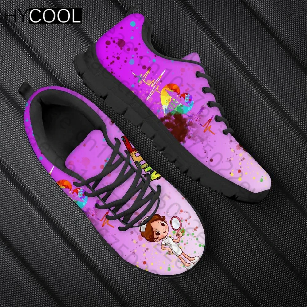 Модная трендовая Женская легкая обувь HYCOOL для кормления красочная женская