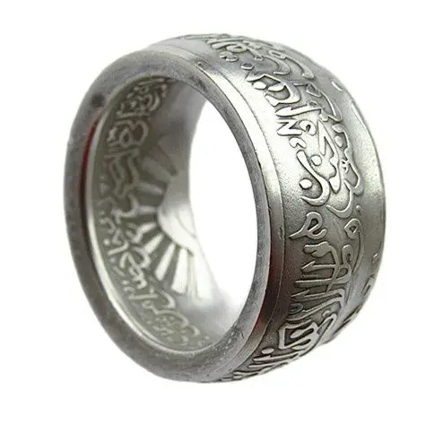 Кольцо ручной работы ali bin abitalib памятное-Мохаммед реза пахлави Посеребренная копировальная монета размером 8-16