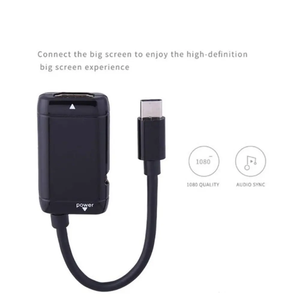 Кабель-удлинитель USB Type-C на HDMI совместимый с MHL |