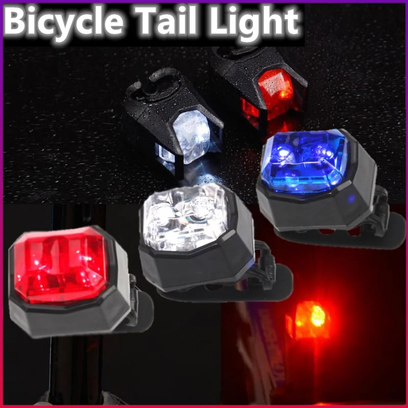 

Велосипедный задний фонарь с драгоценным камнем, водонепроницаемый уличный фонарь для горного велосипеда, 3 режима, ночная предупреждающая...
