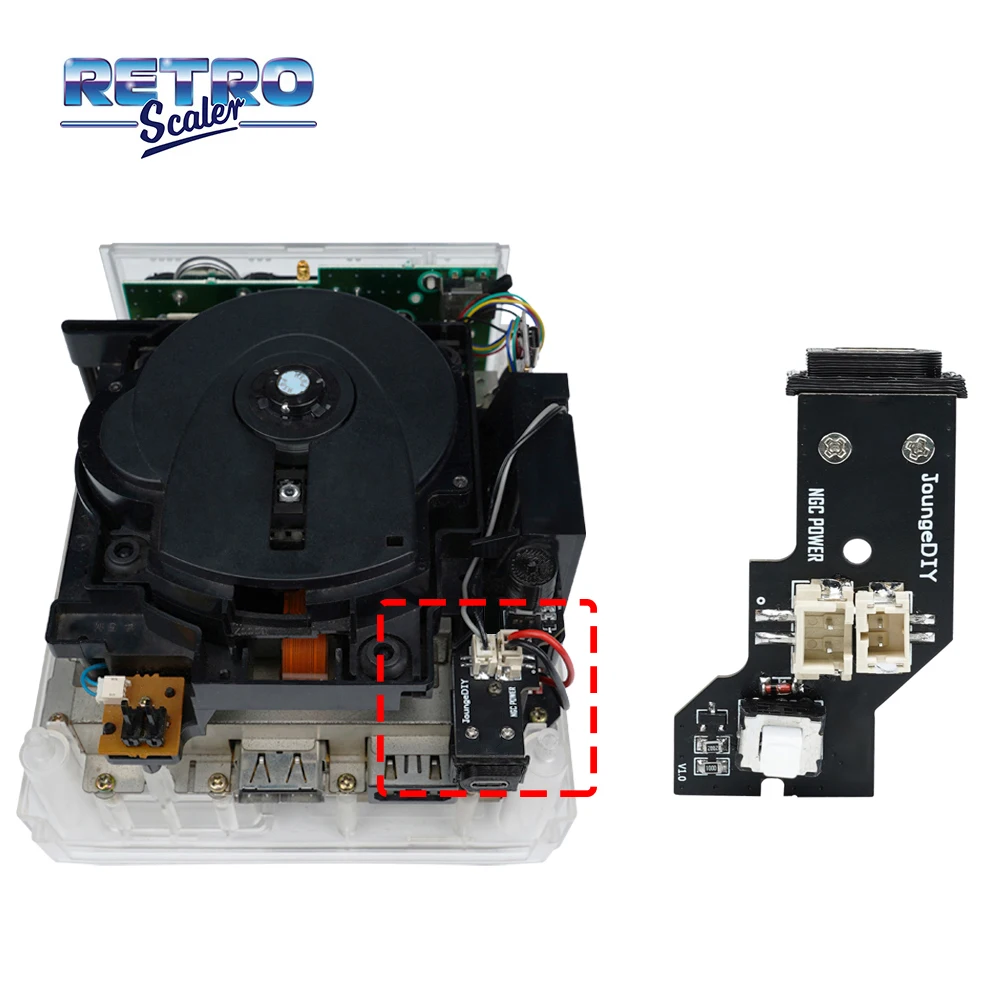 

RetroScaler Black Power Supply Replacement Type-c PSU 12V3A For NGC GameCube Game Console