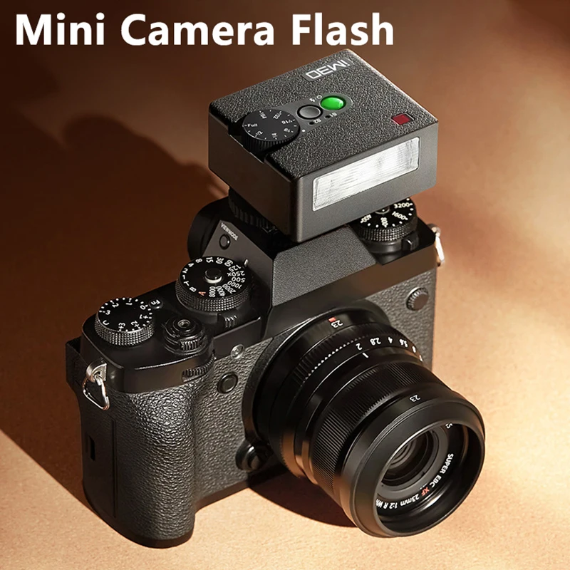 Фото Мини-вспышка для камеры Canon Nikon Olympus, портативная вспышка для беззеркальных пленочных камер для съемки на открытом воздухе №2