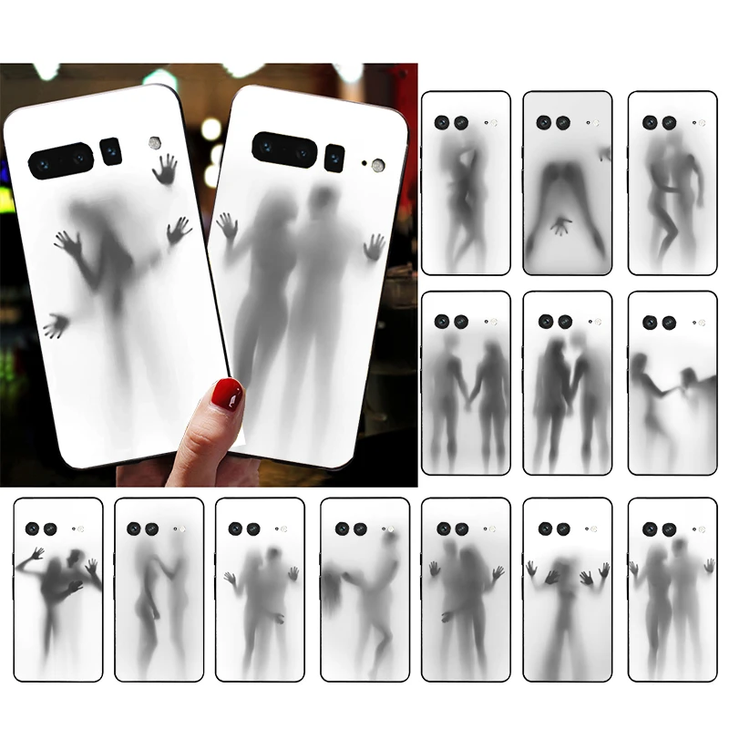 

Phone Case for Google Pixel 7 Pro 7 6A 6 Pro 5A 4A 3A Pixel 4 XL Pixel 5 6 4 3 XL 3A XL 2 XL body silhouette Woman Man Case