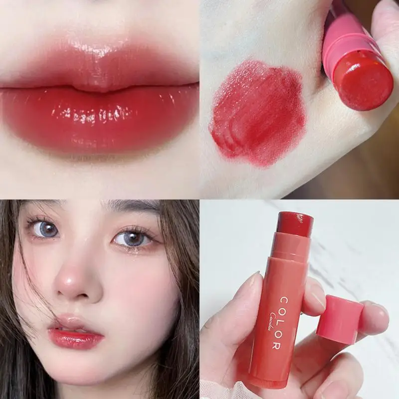 

Moisturizing Lip Balm Color Changing Non-Stick Cup Lip Gloss Anti-cracking Lasting Smooth Velvet Lipstick Makeup Women Cosmetics