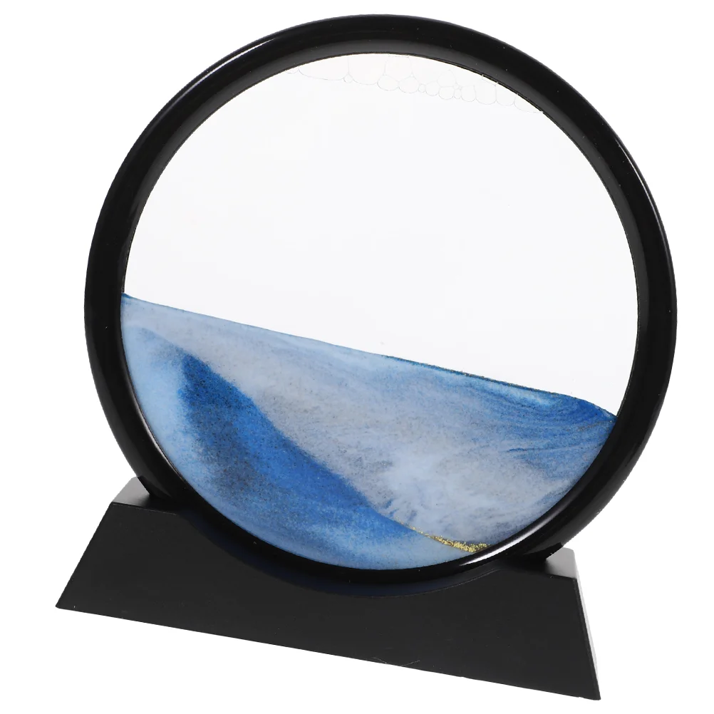 

Desktop Sand Toys 3d Painting Hourglass Picture Frames Moving Liquid Motion