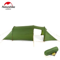 naturehike camping tent ultralight ventilative 2 3 person inner tent waterproof bilateral open shelter 210t 20d outdoor tent