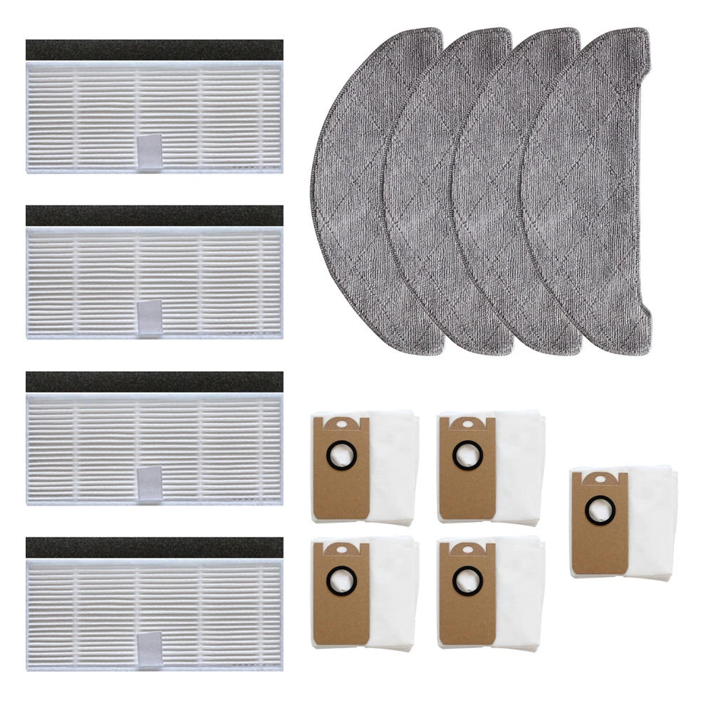 

Sweeping Robot Parts For Laresar L6 Pro For Ultenic T10 Robot Vacuum Cleaner Mop Pads Dust Bags Accessories Spare Parts
