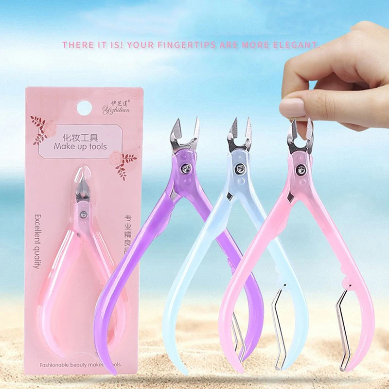 

Handle Toenail Ingrown Nail Art Cuticle Nipper Clipper Edge Cutter Manicure Scissor Plier Tool Pedicure Dead Skin Remover
