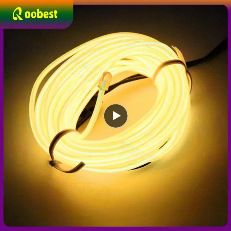 

Decoration Aa Battery Cold Light Wire Stable El Cold Light Line Universal Led Strip Lamp Car Accessories 3v 2.3mm High-quality