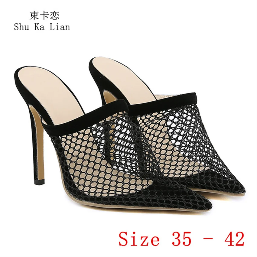 

High Heels Slingbacks Gladiator Sandals Women High Heel Shoes 11 CM Pumps Stiletto Woman Party Wedding Shoes Size 35 - 42