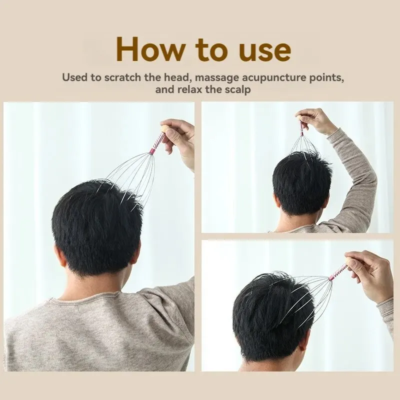 Массажер для головы осьминога