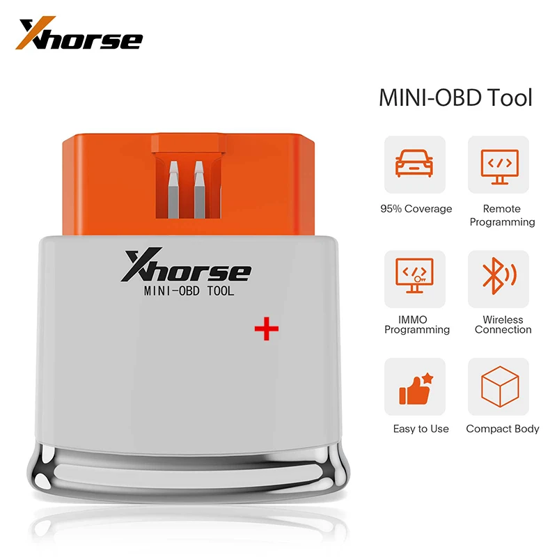

Xhorse Mini OBD Tool IMMO Programmer Tool для Toyota Remote Smart Key Поддержка добавления и все потерянные работы Clearence FT-OBD