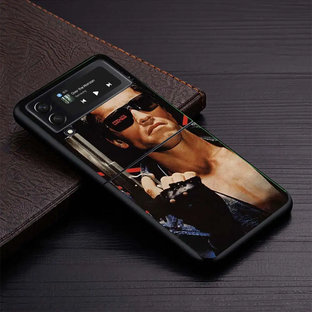 Фото Чехол для телефона «Арнольд Шварценеггер Терминатор» для Samsung Galaxy Z Flip3 Flip4 Flip5 Flip6 Flip7 для Z Flip 7 6 5 4 3 5G Hard Fold №5